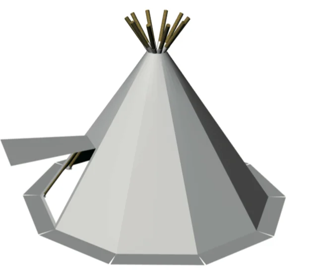 
luxury wooden pole outdoor camping teepee indian tent 