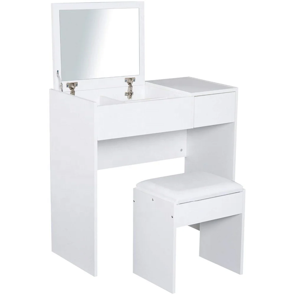 Hot Sale Modern simple design dressing table with mirror makeup dresser