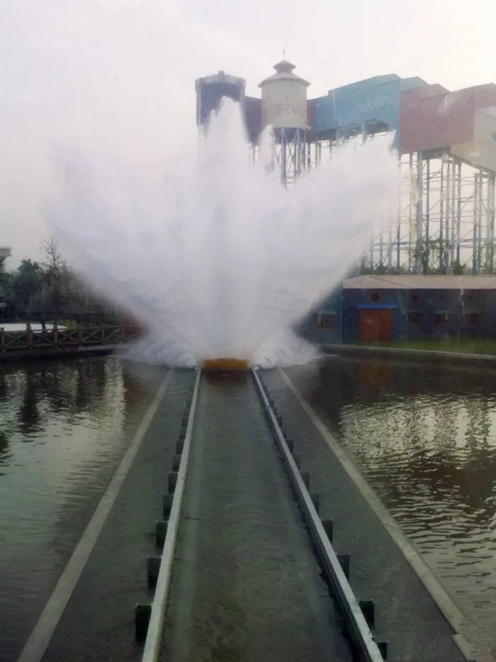 China manufacture products amusement park rides large flume ride water park roller coaster