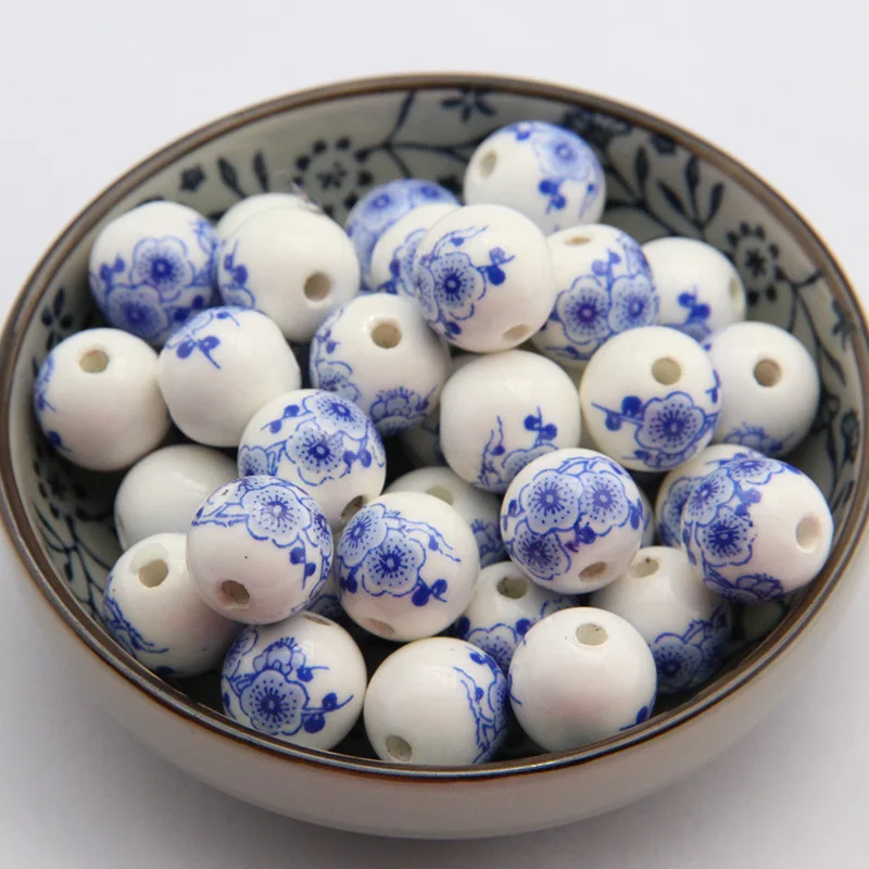 High quality beads wholesale ceramic porcelain beads for jewelry making