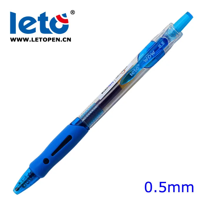 Retractable Gel Pens Leto GP-2511 Fine Point 0.5mm Retractable Gel Pens