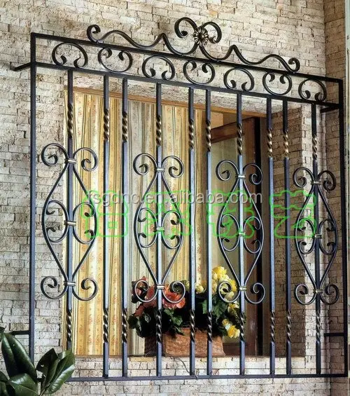 Новый дизайн кованого железа для окна гриля