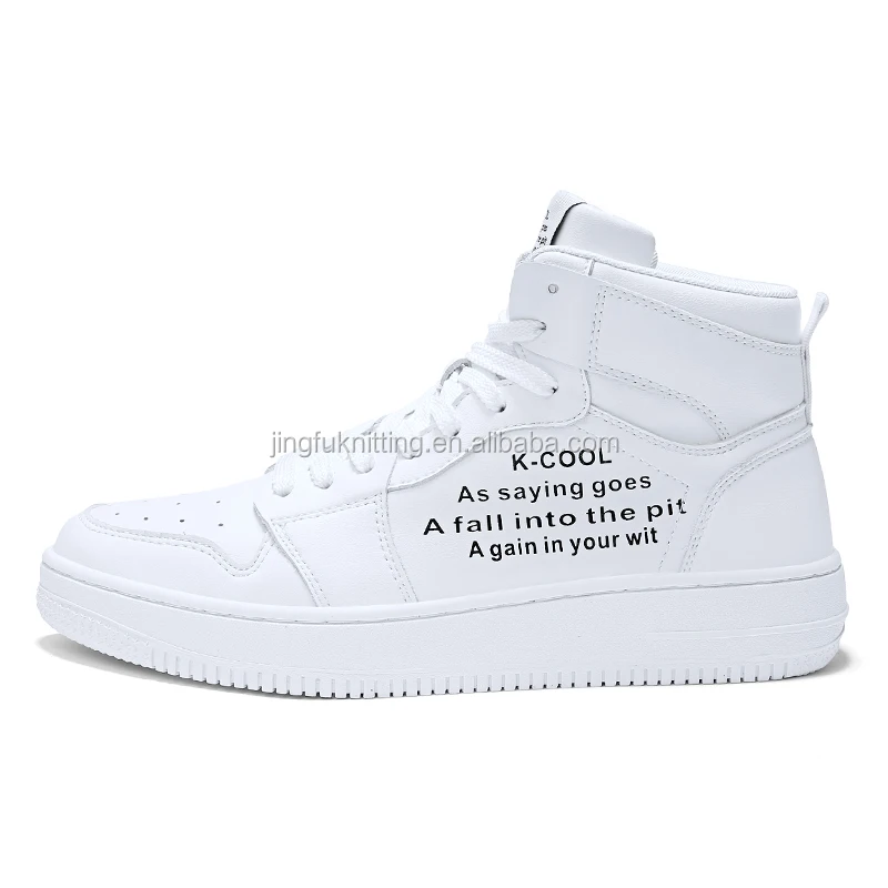 High quality white men sneakers shoes custom