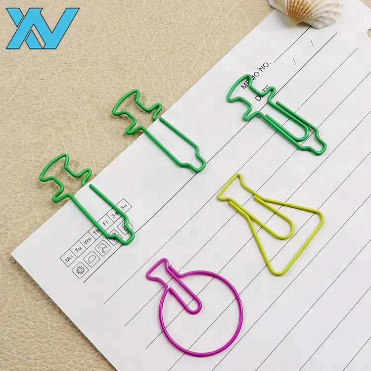 Hight Quality promotional gifts unique injector shaped medical paper clip
