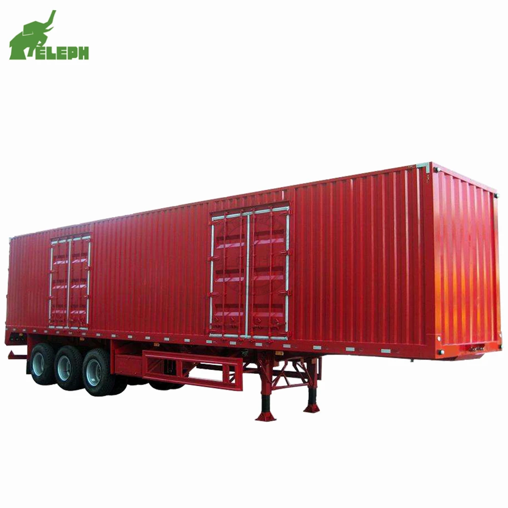 Bulk Cargo Transport Van Box Semi Trailer  used for dry/valued goods