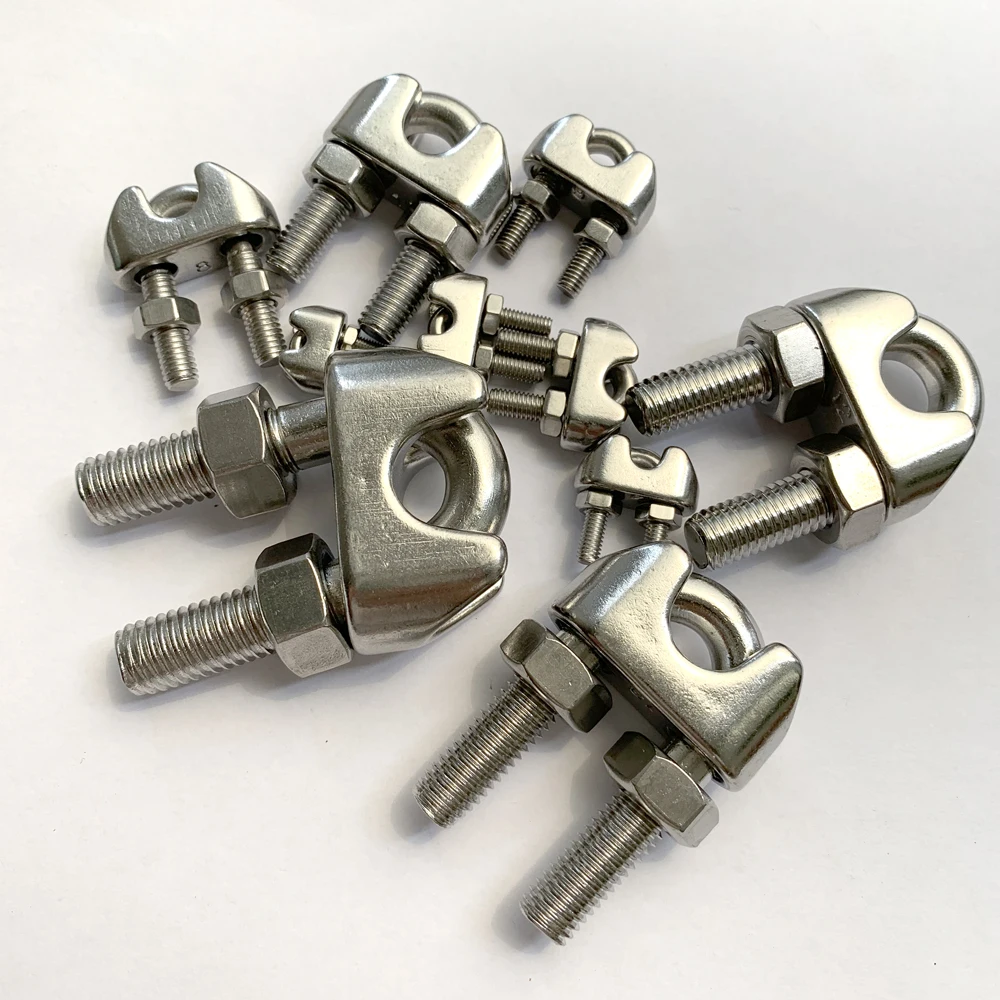 M13 Stainless steel 316 DIN741 Wire rope clip