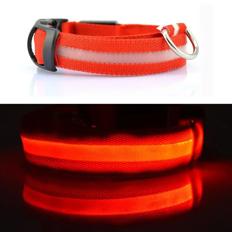 Wholesale Eco Friendly Pet Dog Training Collars Nylon Luxury Custom Martingale Led Dog Collar