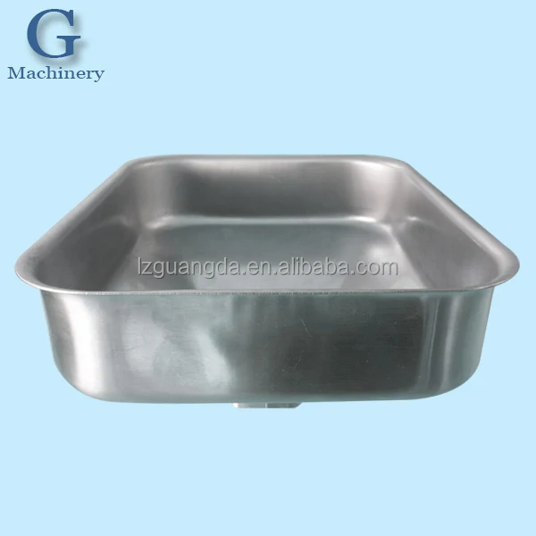 
Rectangular stainless steel funnel 