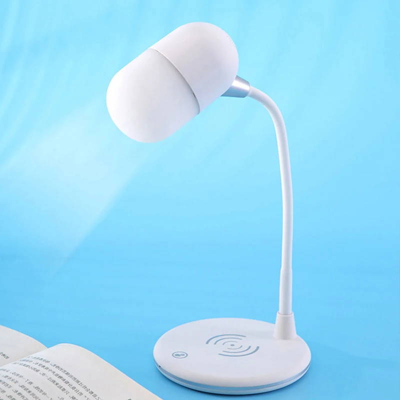 3 in 1 LED Multifunctional  Wireless Charger Music Office Desk Table Bde Side Lamp