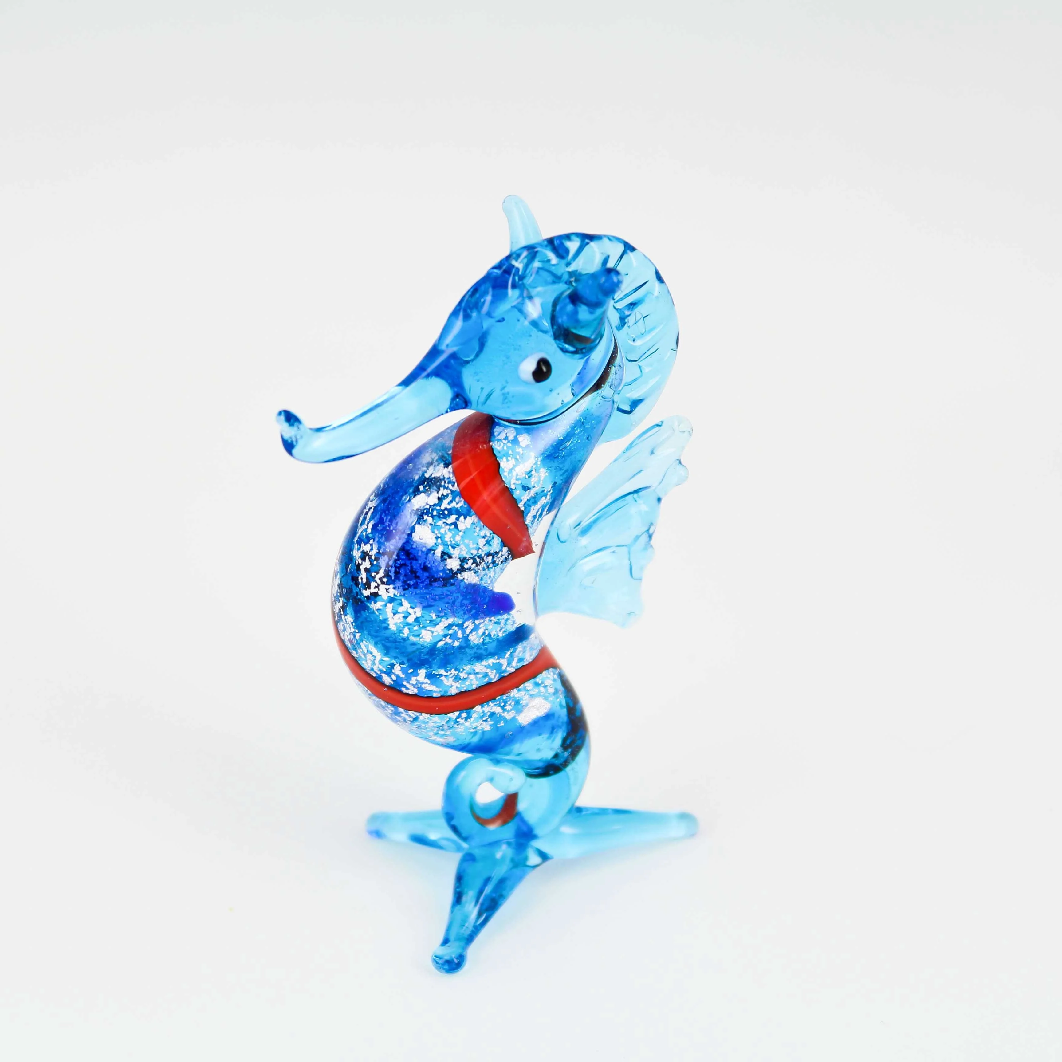 Murano Glasses Animal Figurines miniature blown glass fish figurine