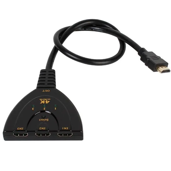 4k*2k hdmi switch 3 in 1 out 3*1 4k hdmi switch 3 port for hdtv