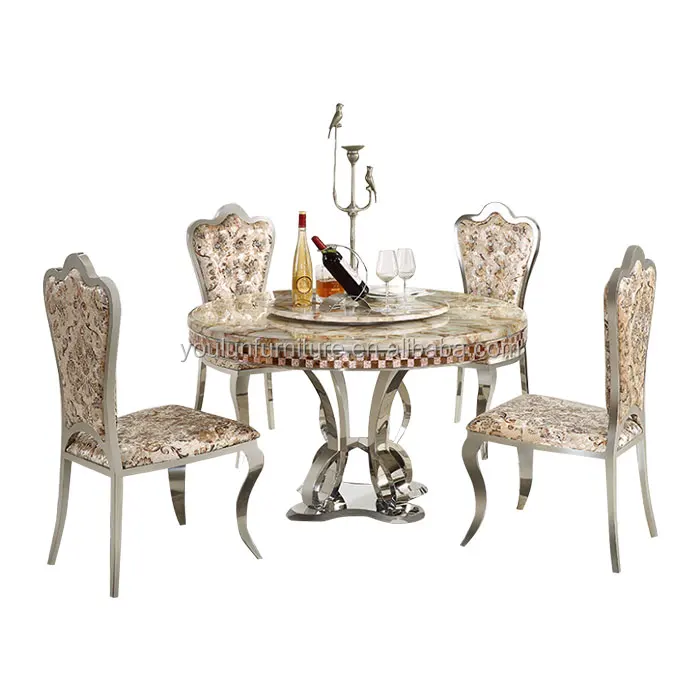 Wooden Marble Dining Table Wooden Legs Marble Top, Marble Top Wood Dining table