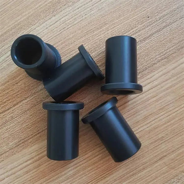 POM PA6 nylon plastic oil free flange bushing  Plastic Bushing Plastic Flange Bushing sleeves
