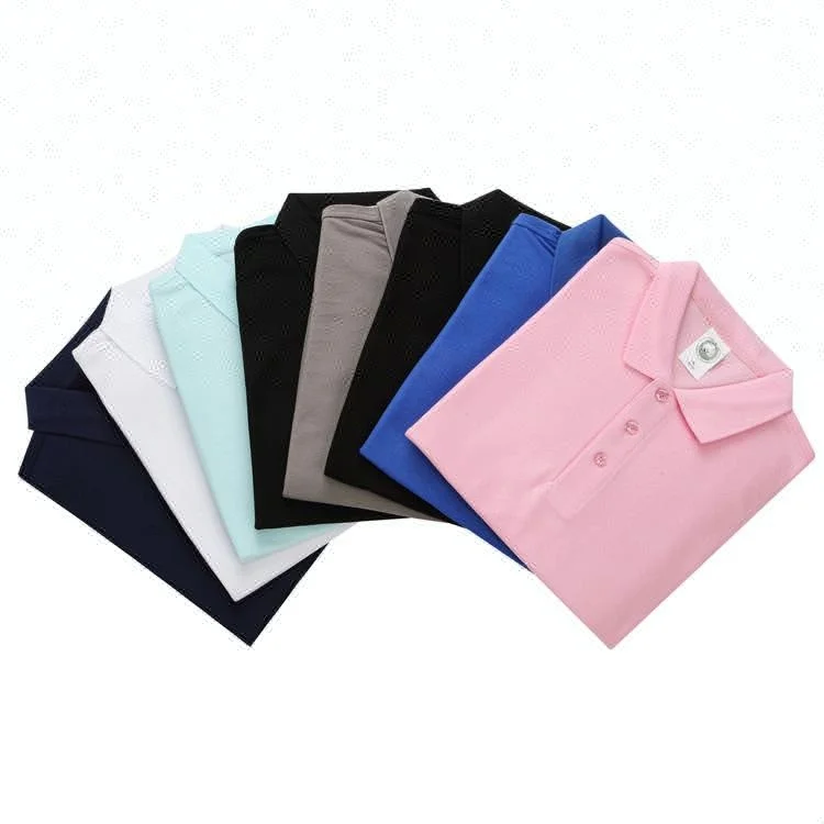Different color collar polo shirt sewing machine