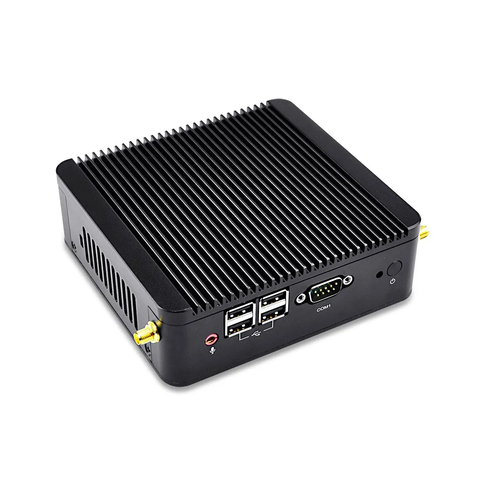  Компактные мини-компьютеры Qotom 2 LAN 1007u DDR3 ram Win XP win 8 10 12