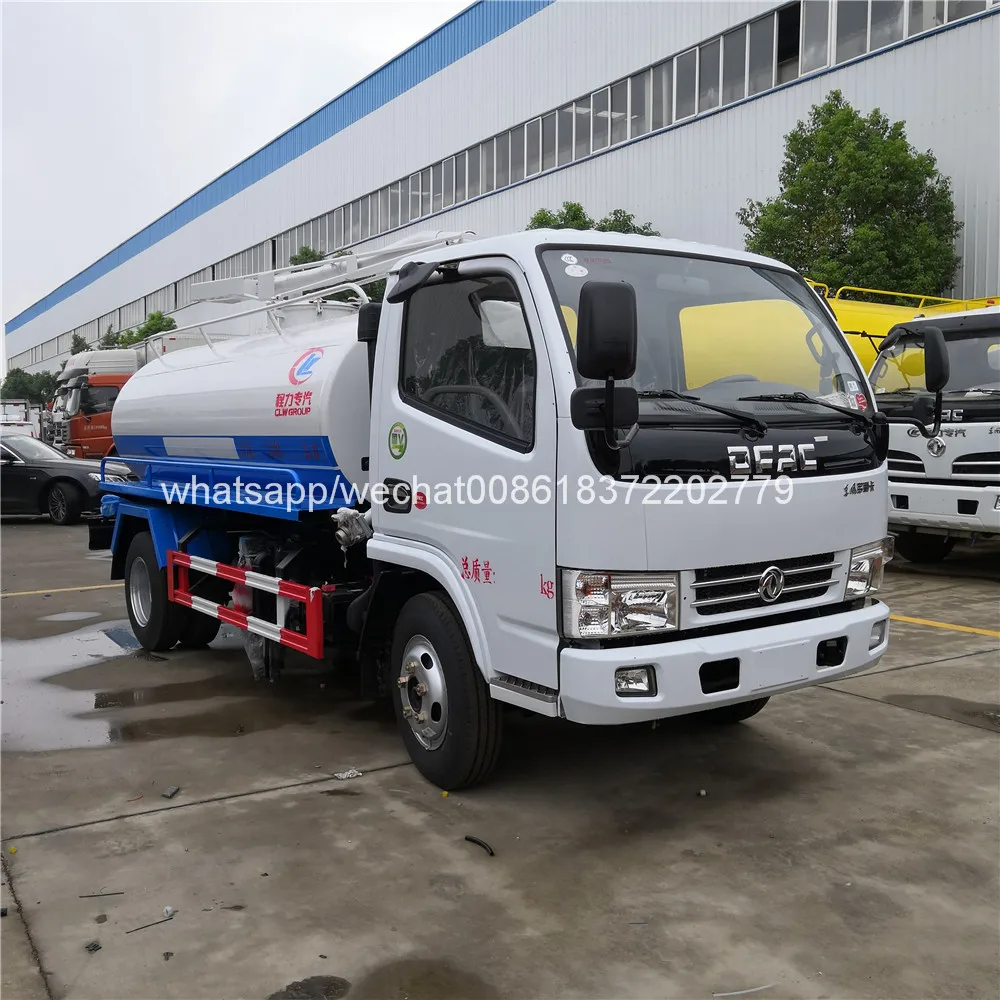 Cheap Dongfeng 5T sewer working fecal sewage suction truck for sale