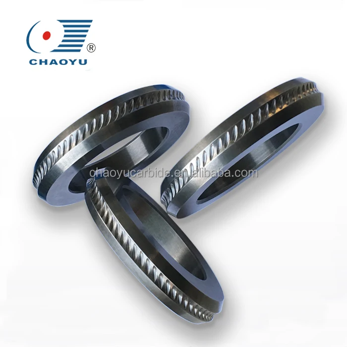 PR 7.0 Tungsten carbide rollers for cold rolling cassette for flattening and ribbed wire