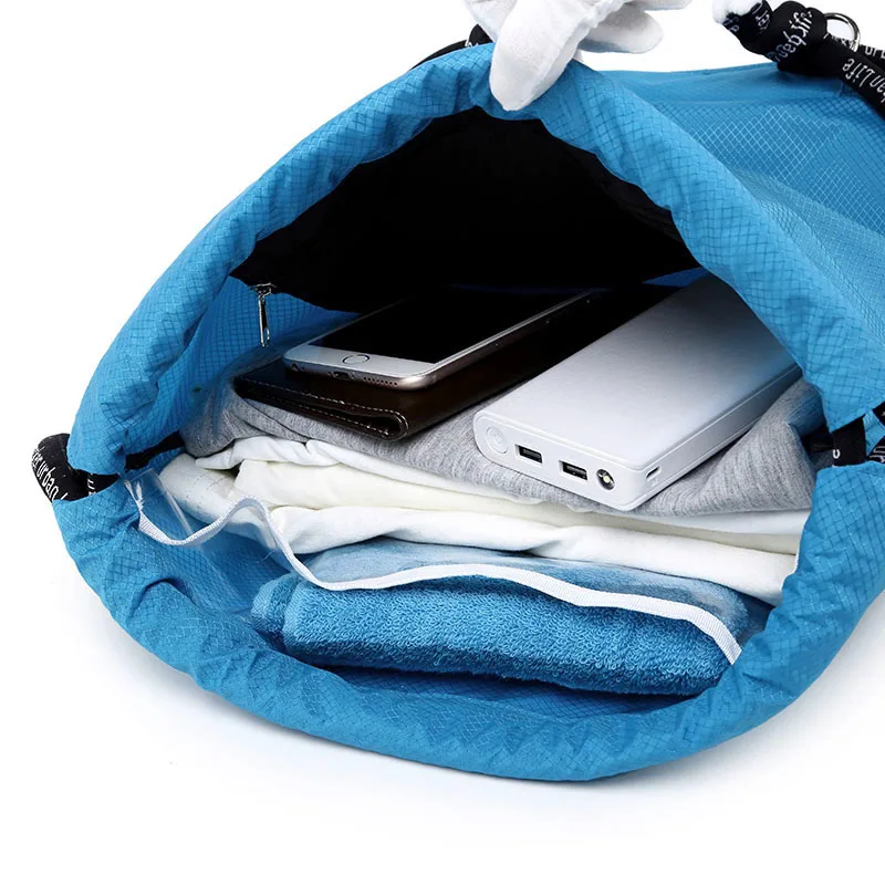 Promotional Heavy Duty 190T Nylon Polyester Drawstring Bag