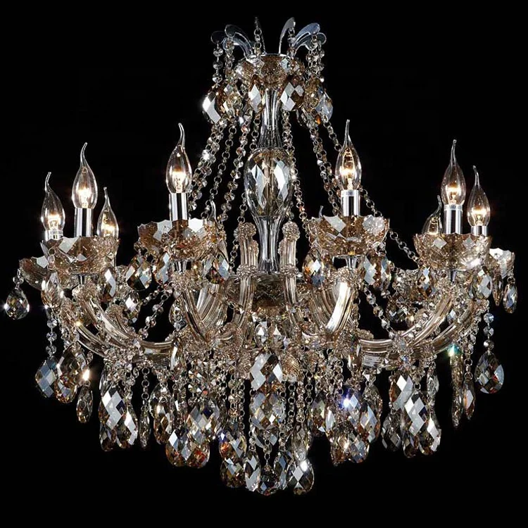 Maria Theresa Lighting Congac Asfour Crystal Chandelier Project Lamp K9 Cristal Light Restaurant Wedding Decoration CZ6015/10