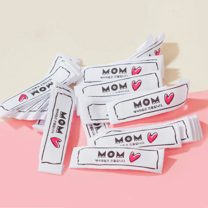 Garment accessories high density custom woven label