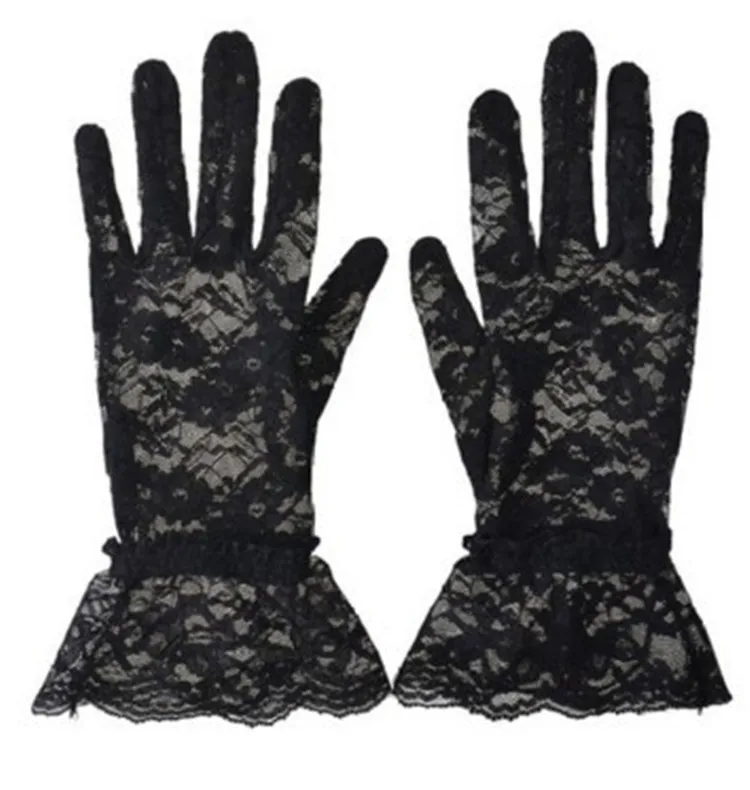 Летняя женская кружевная Солнцезащитная варежка для вождения