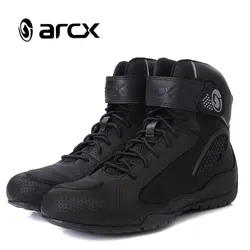 ARCX Motorcycle Shoes Men Streetbike Casual Accessories Breathable Protective Gear Anti-Slip Motorbike Boots