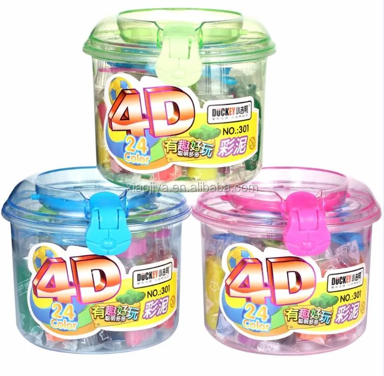 Hot Sell Magnetic Modeling Dough for Kids Stationery Toys China 24 Colors Plastilina