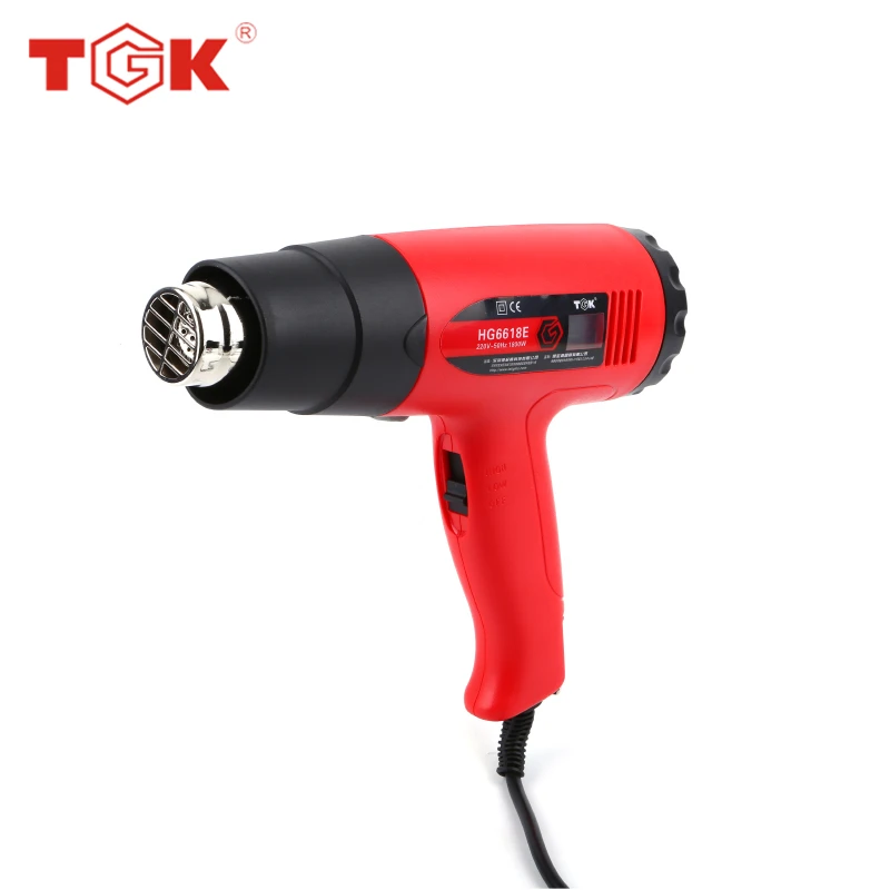TGK HG3320E 2000W Customizable rear cover temperature regulating digital display hot air heat gun