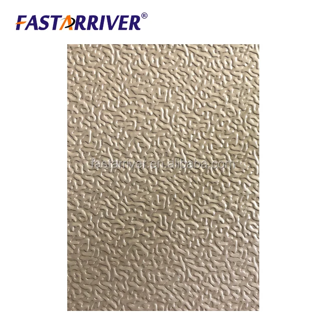  Алюминиевая катушка с тиснением Stucco 1050 1060 1100 3003 оранжевым