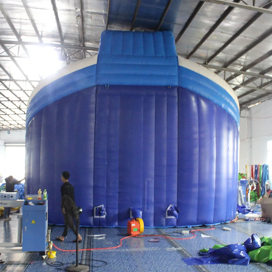 Factory Price Inflatable Bear Theme Slide Inflatable Animal Aqua Park Equipment For Kids