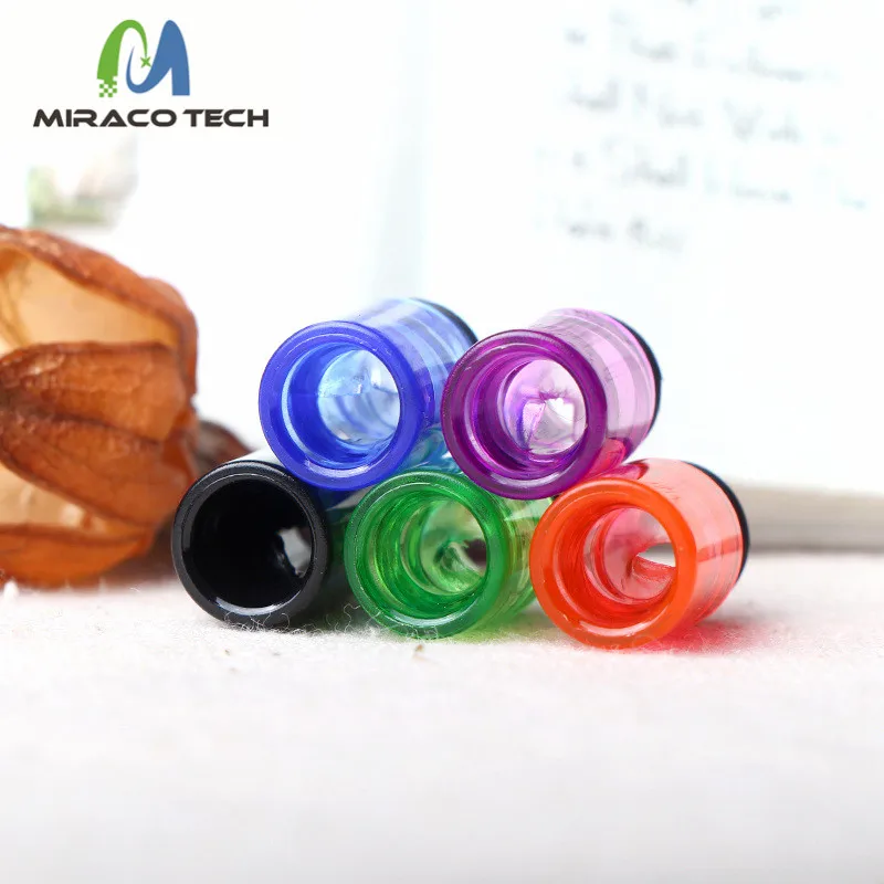 
Cheap price spiral plastic drip tips clear colorful for e cigarette tanks 