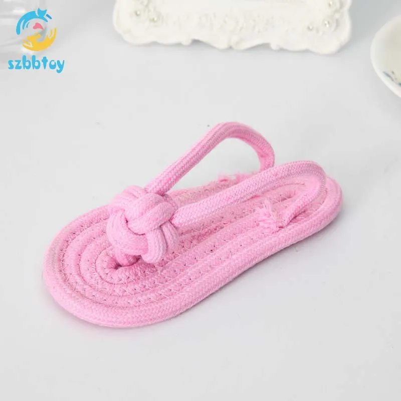 
Shoes Pet Chew Teeth Cleaning Toy Safe Durable Cotton Rope Pet Toy Dog Toy 