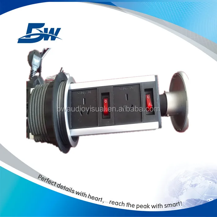 Electrical equipment table set desktop socket/pop up tabletop socket box SASO approved