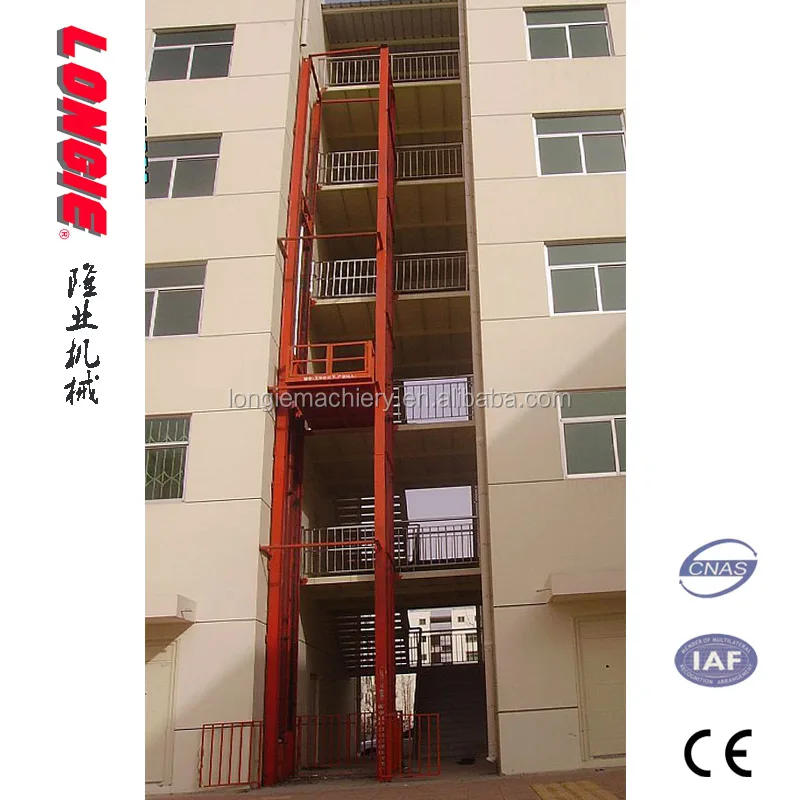 
LISJD0.8-4.5 Electric hydraulic cylinder cargo elevator lift 