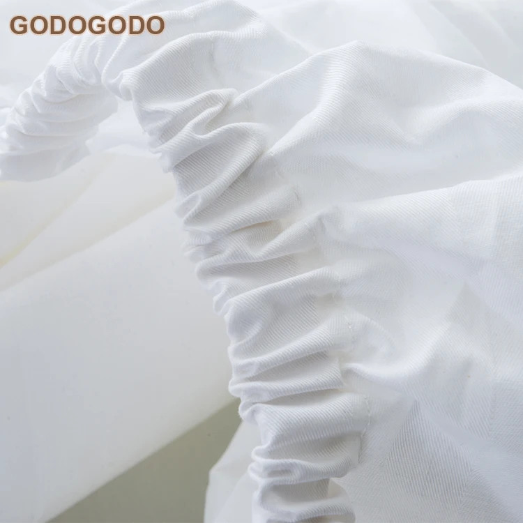 Factory Wholesale Price Qing Size 100% Cotton Satin Strip Cotton earthing bed cover
