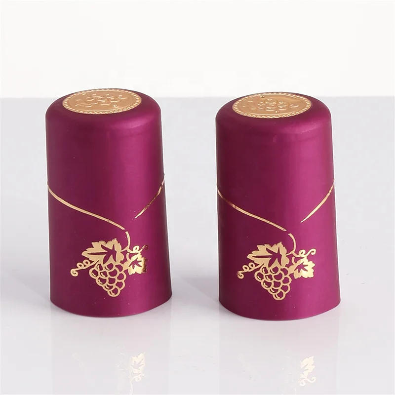 PVC Heat Shrinkable Film Wine Capsule, Plastic Shrink Sleeves