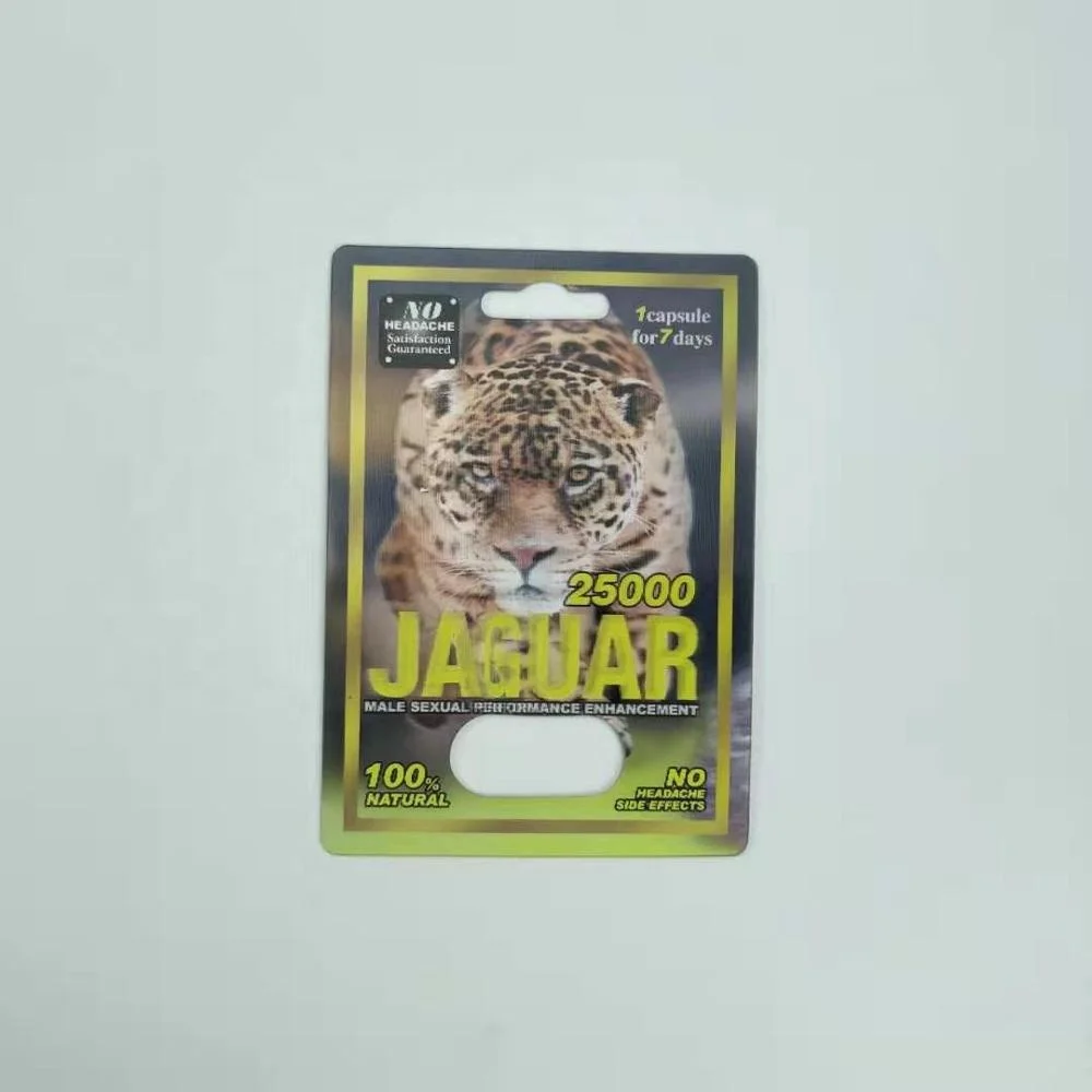 3D Effect MAMBA Card For Pill Medicine Two Capsules Blister Packaging Card With Plastic Cover Bottle