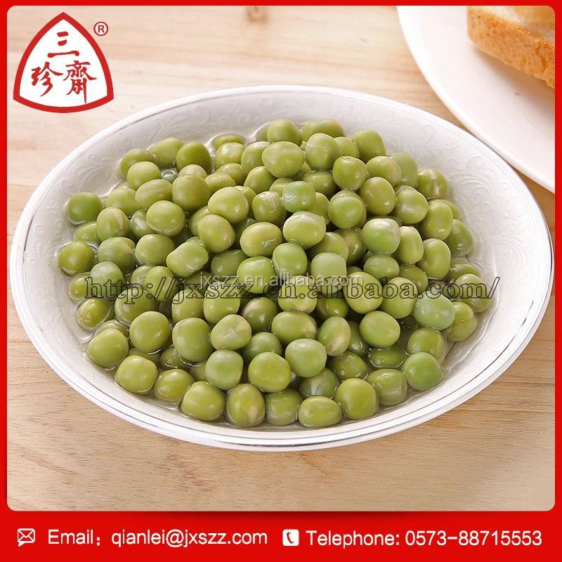 
buy wholesale direct from China tin cans factory 400g canned green peas for supermarket 