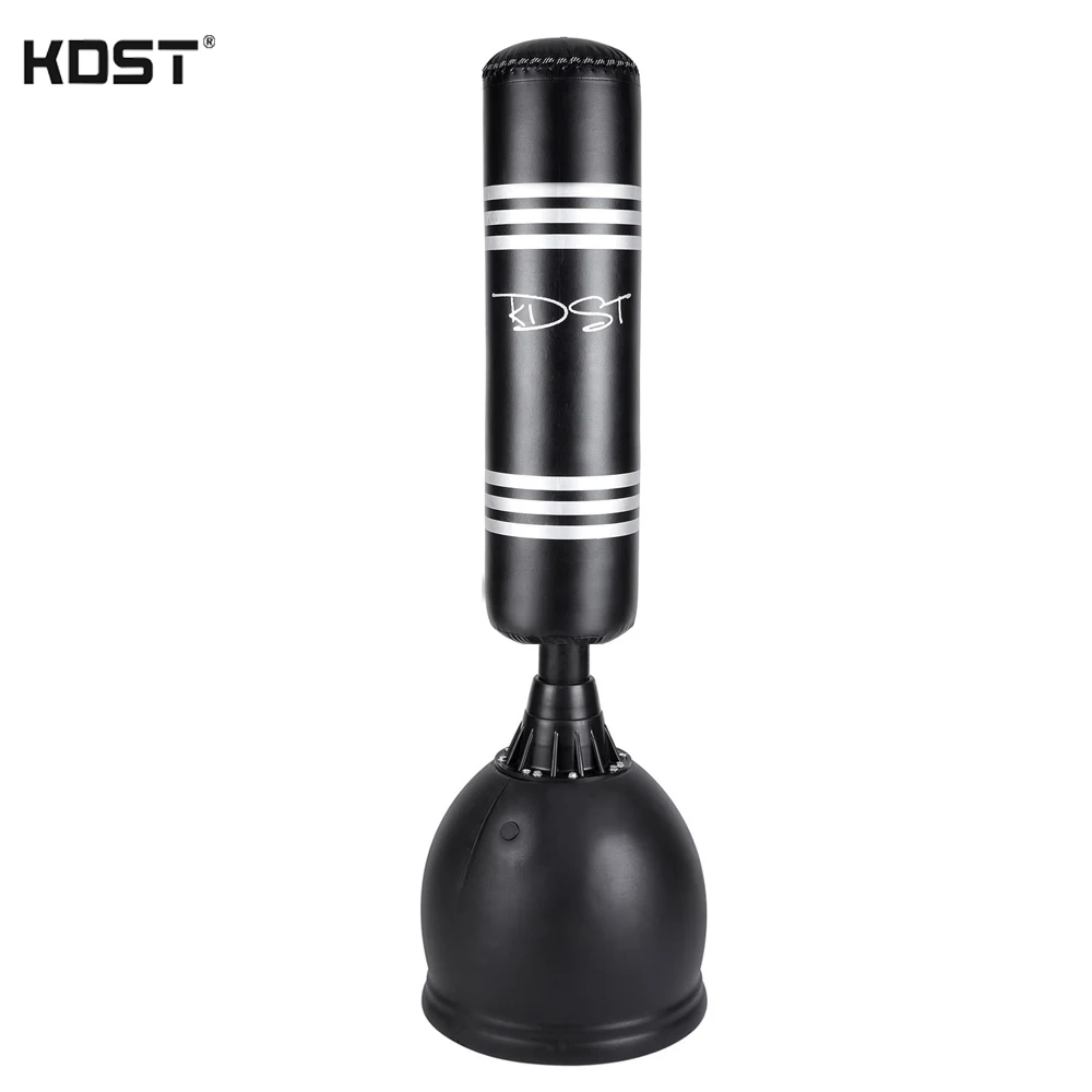 
custom logohigh quality hot sell free standing workout fitness gym training aqua heavy bob kickboxing handle punching bag stand 