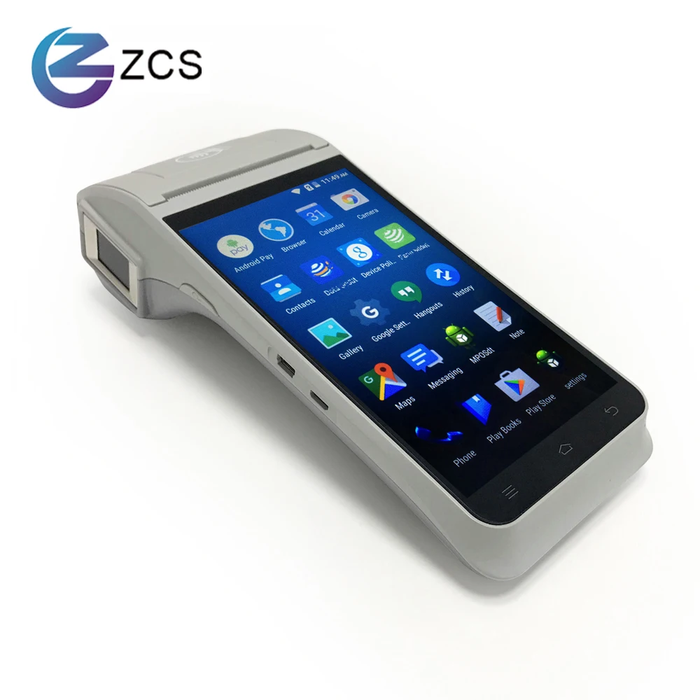 Outstanding Quality Mobile EFT Wifi All in one 4G Lottery GSM Wireless Touch Smart NFC Handheld Android NFCMini pos terminal