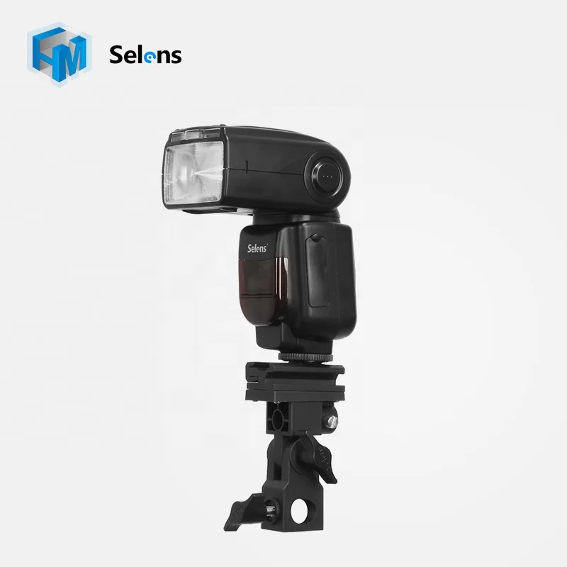 Selens Flash Bracket B Shoe Umbrella Swivel Holder Light Stand