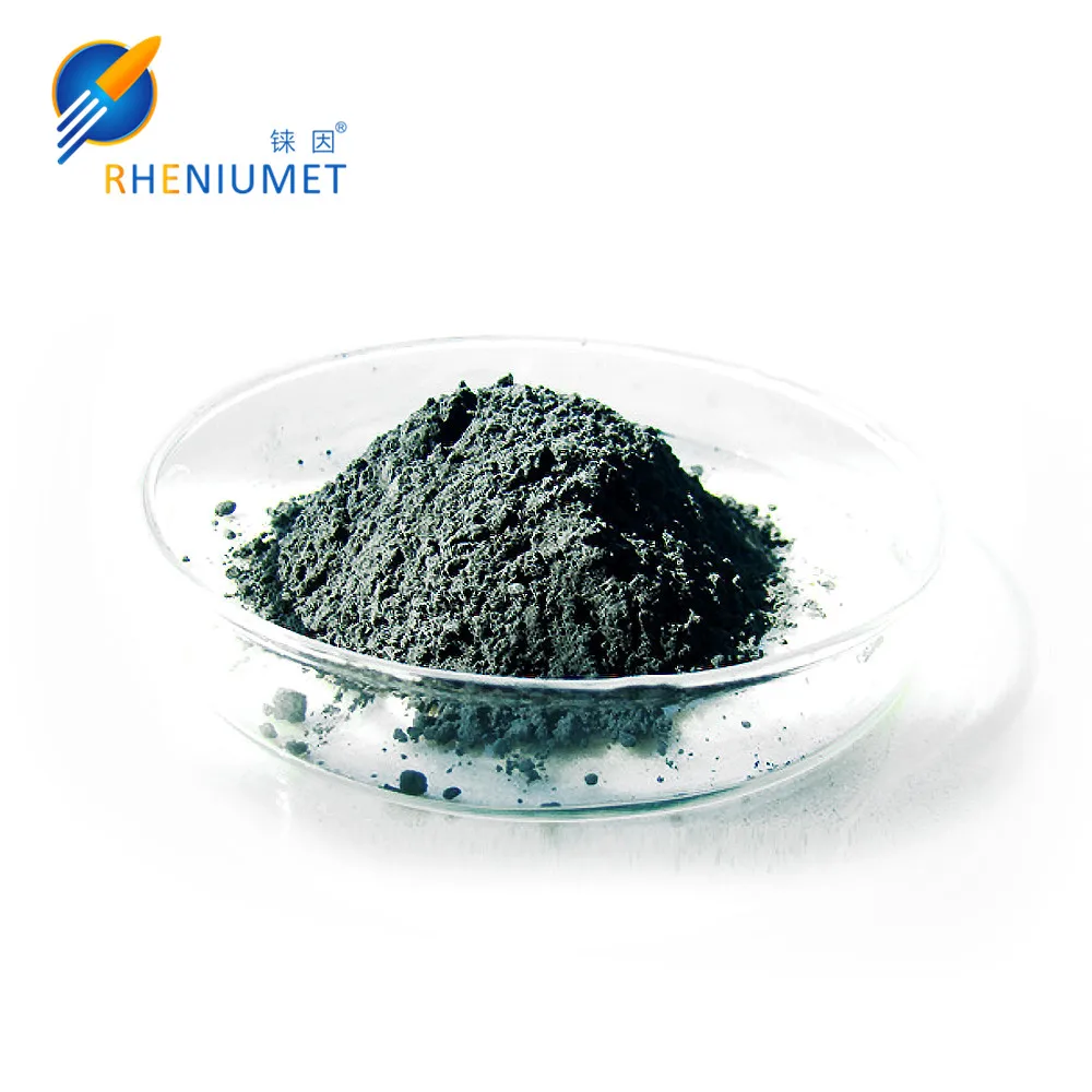 4N grade high purity Rhenium Re powder for metal additive in ultrahigh temperature alloy