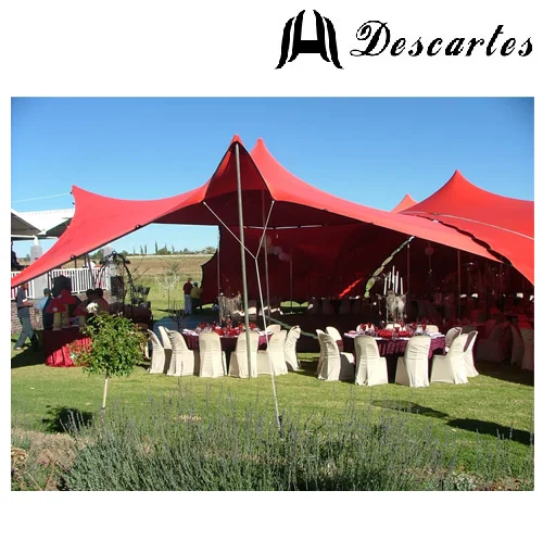 700gsm elastic tensile flexible tents/big marquee stretch tents for sale