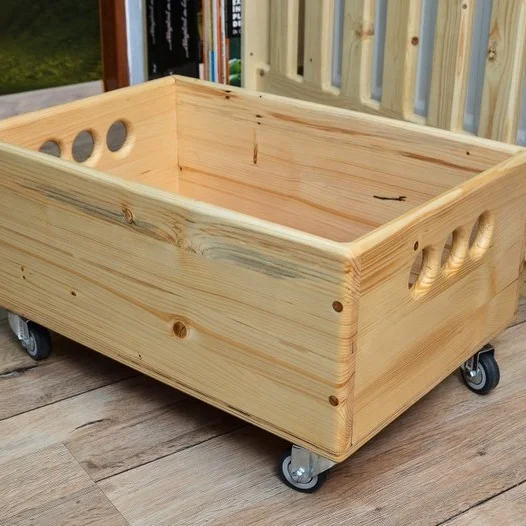 
YG Craft Decorative Vinyl Record Crate / Wooden Storage Crate for LP record 