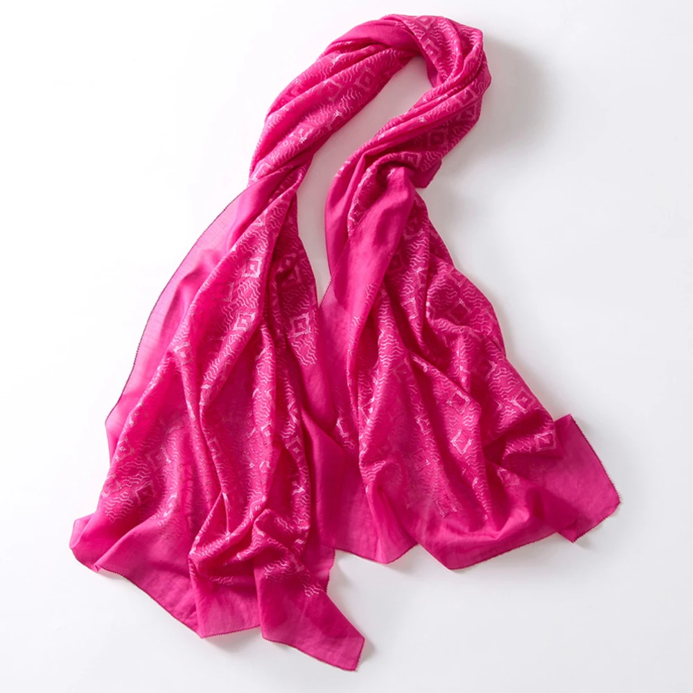 Italy thicken embroidered knitted plain solid colors pashmina cashmere shawls scarf