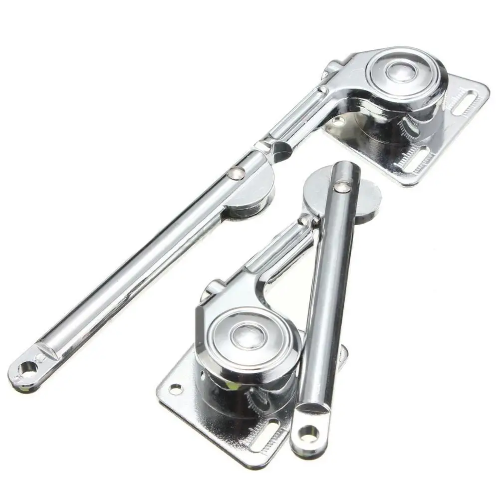 Zinc Alloy Adjustable Stays Lift Up Lid Support Door Stay Piston Hinge Kitchen Cupboard Cabinet Soft Close Hinge