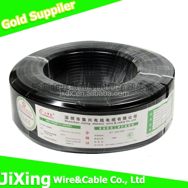 H05VV-F insulated pvc electric wire 3x4mm2 for power transmission