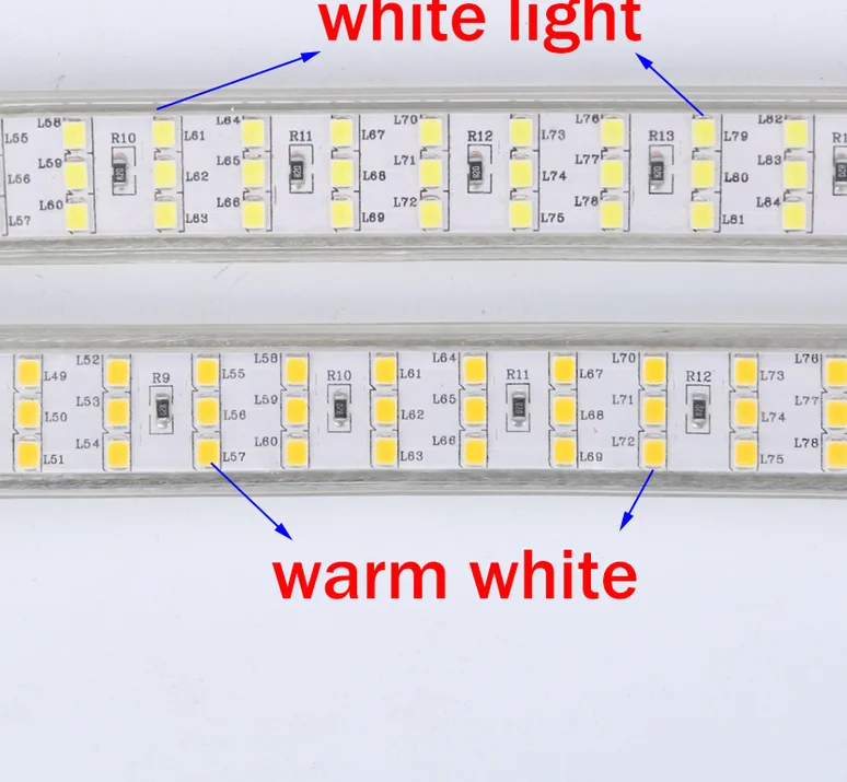 2835 276D led strip lights 220v white,red, green,blue, , RGB,15w/m