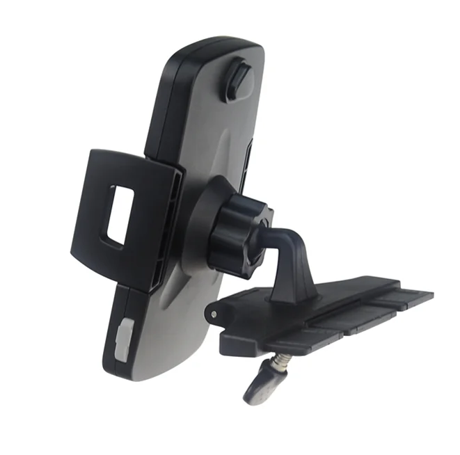 Sturdy CD Slot Phone Mount with One Hand Operation Design Car Hands-Free Phone Holder Universally Compatible with All Smartphone