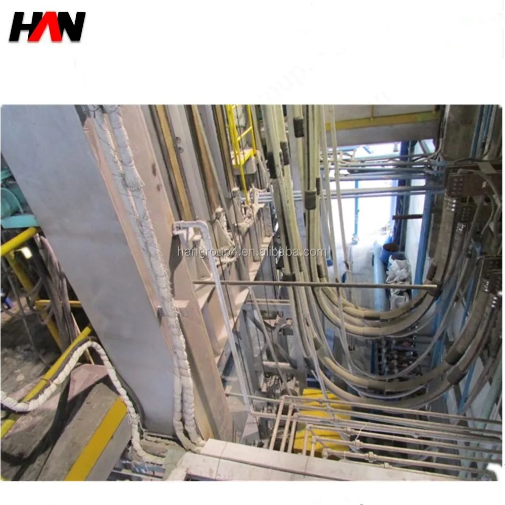 Electrode lifting system electric arc furnace shell